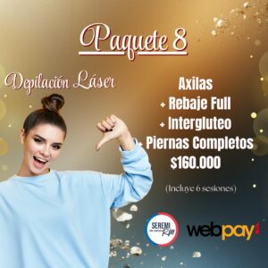 Axilas + Rebaje Full + Interglúteo + Piernas Completas